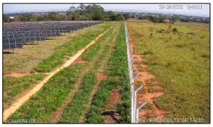 Perímetro monitorado em usina fotovoltaica