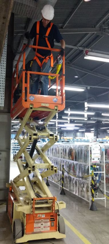 Instalação em planta industrial Yazaki